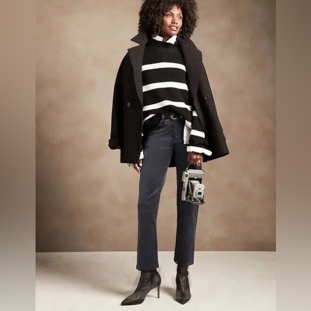Banana Republic high rise slim velvet jean